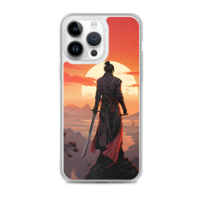 Samurai Standing On A Mountain Clear Case for iPhone®
