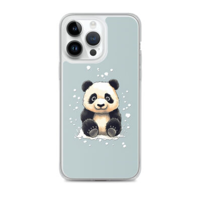 Panda Sitting Clear Case for iPhone®