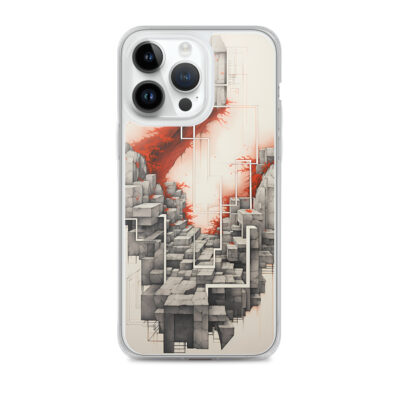 Abstract Japanese Bridge Deviding Into Cubes Clear Case for iPhone®