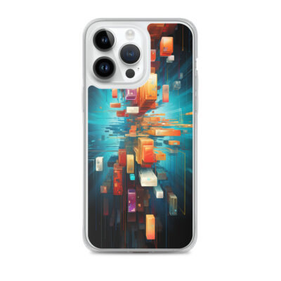 Abstract Cubes Clear Case for iPhone®