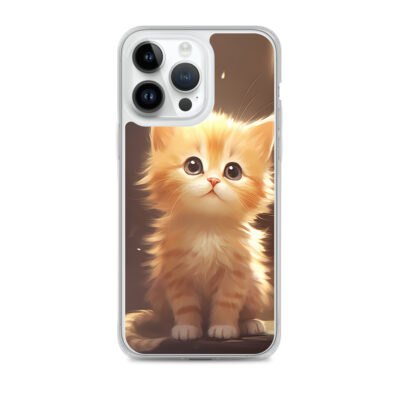 Lightly Orange Cat Sitting And Watching Clear Case for iPhone®