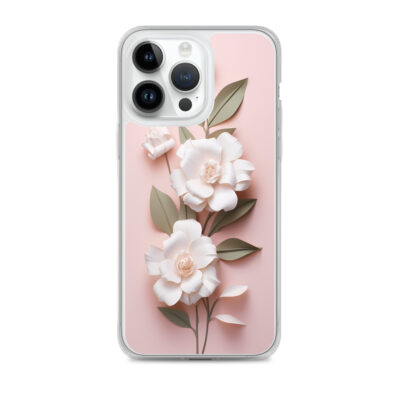 Baby Pink Flower Clear Case for iPhone®