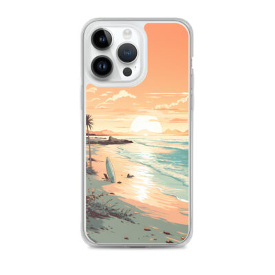 Landscape Of A Beach Clear Case for iPhone®
