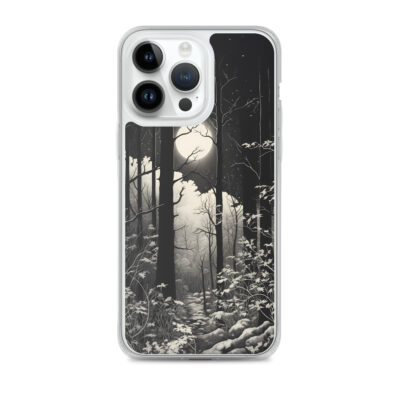 Landscape Of A Forest In The Night Clear Case for iPhone®
