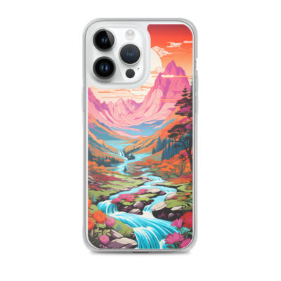 Landscape Of A River And Mountains Clear Case for iPhone®