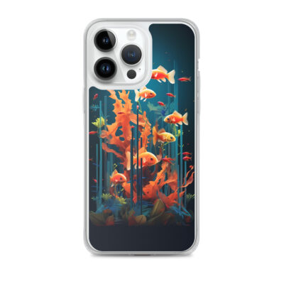 Minimalistic Art Of Fish Clear Case for iPhone®