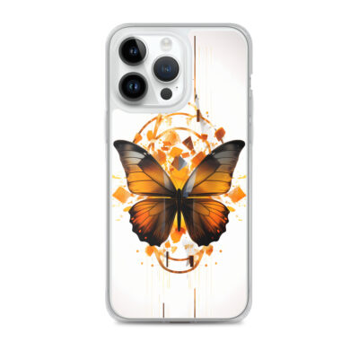 Minimalistic Art Of A Butterfly Clear Case for iPhone®