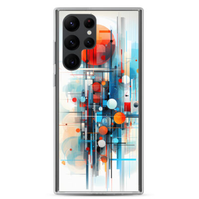 Abstract Lines Clear Case for Samsung®
