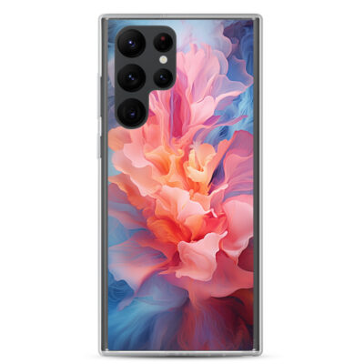 Abstract Nebula Clear Case for Samsung®