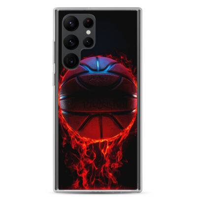 Basketball On Fire Clear Case for Samsung®