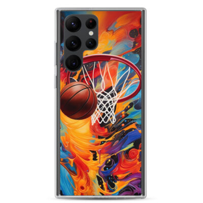 Basketball With Colorfull Paint Job Clear Case for Samsung®