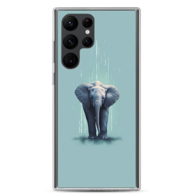Minimalistic Art Of An Elephant Clear Case for Samsung®
