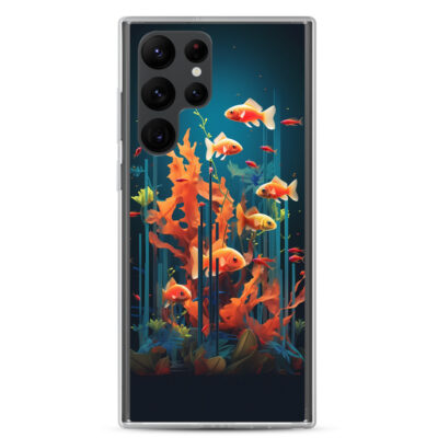 Minimalistic Art Of Fish Clear Case for Samsung®