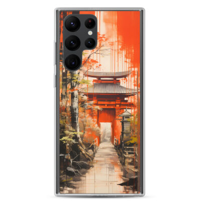 Landscape Of A Japanese Bridge Clear Case for Samsung®