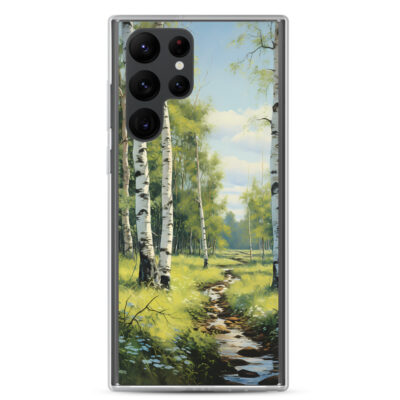 Landscape Of Birch Trees Clear Case for Samsung®