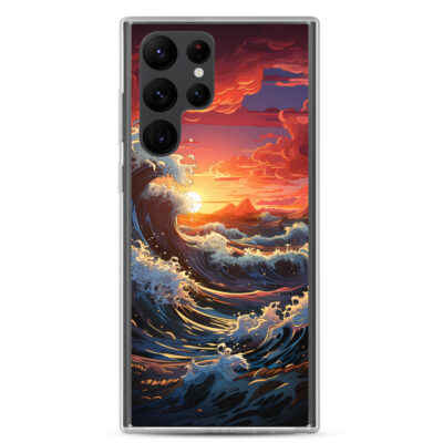 Landscape Of The Ocean Waves Clear Case for Samsung®