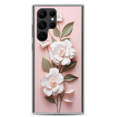 Baby Pink Flower Clear Case for Samsung®