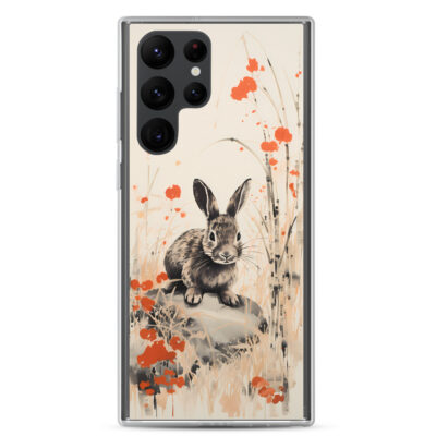 Rabbit Sitting On A Rock Clear Case for Samsung®