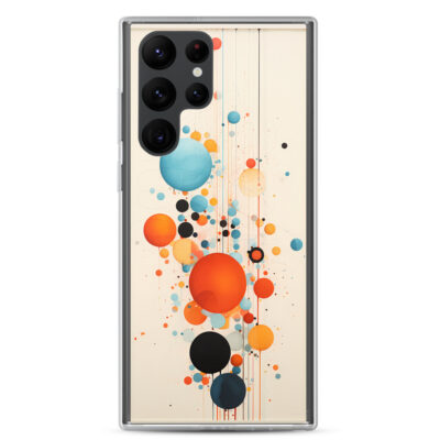 Abstract Circles Clear Case for Samsung®