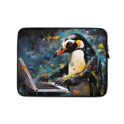 Penguin Codes Laptop Sleeve