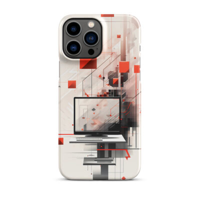 Abstract Computer Snap case for iPhone®