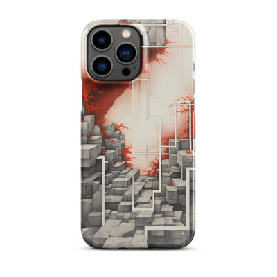Abstract Japanese Bridge Deviding Into Cubes Snap case for iPhone®