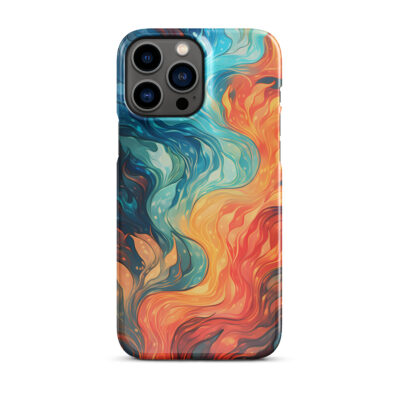 Abstract Colors Melting Together Snap case for iPhone®