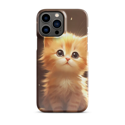 Lightly Orange Cat Sitting And Watching Snap case for iPhone®