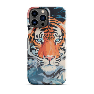 Tiger Sneaking Through Leaves Snap case for iPhone®