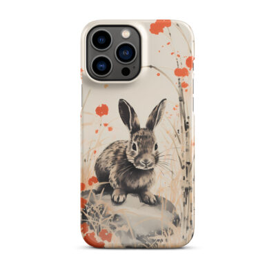 Rabbit Sitting On A Rock Snap case for iPhone®