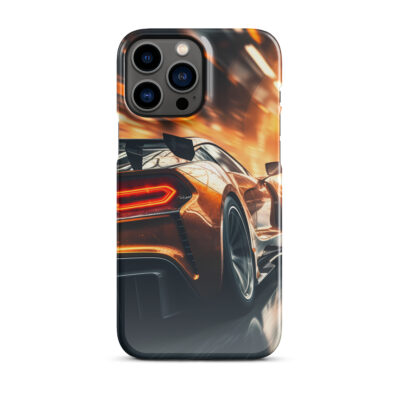 Super Car From The Back Caught In Action Snap case for iPhone®