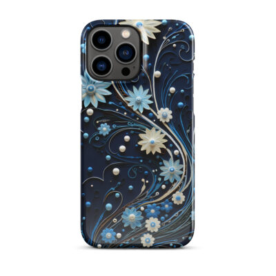 Blue Flowers Snap case for iPhone®