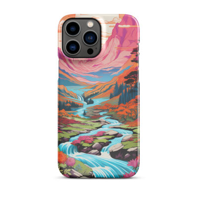 Landscape Of A River And Mountains Snap case for iPhone®