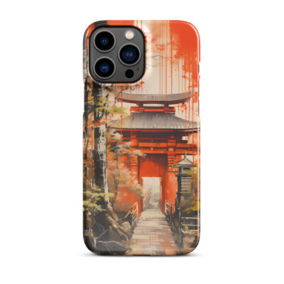 Landscape Of A Japanese Bridge Snap case for iPhone®