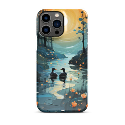 Landscape Of Two Ducks In A River Snap case for iPhone®