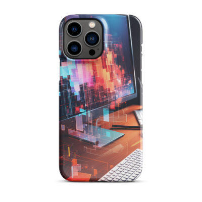 Computer Glitching Snap case for iPhone®