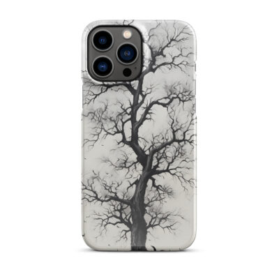Charcoal Tree Snap case for iPhone®