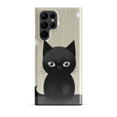 Minimalistic Art Of A Cat In Rain Snap case for Samsung®