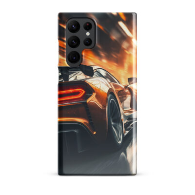 Super Car From The Back Caught In Action Snap case for Samsung®