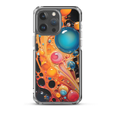 Abstract Drawing with Colorfull Water Droplets Clear Case for iPhone®