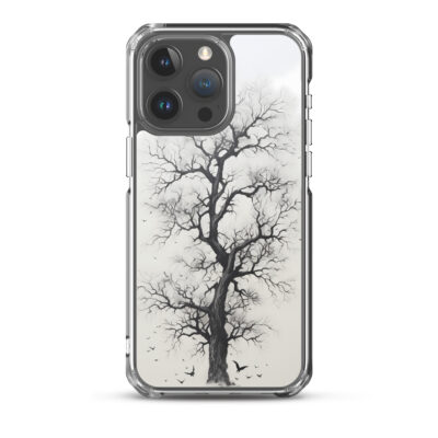 Charcoal Tree Clear Case for iPhone®