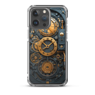 Clock's Mechanism Clear Case for iPhone®