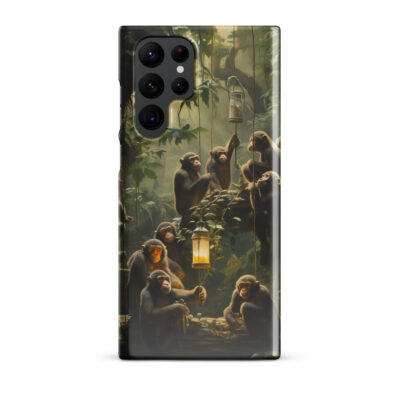 Monkey's In The Forest Sitting On Trees Snap case for Samsung®
